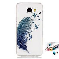 for samsung galaxy a5 a32016 cover case feather pattern painting high  ...