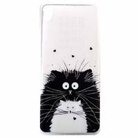 for ultra thin pattern case back cover case cat soft tpu for sony sony ...