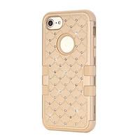 for iphone 7 plus 7 shining bling dual layer defender case silicone ha ...