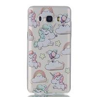 For Samsung Galaxy J7 J5 J3 J1 (2016) Unicorn Pattern High Permeability TPU Material Phone Case