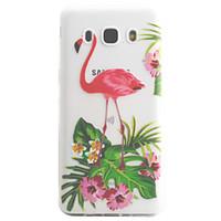 For Samsung Galaxy J5 J3 (2016) Case Cover Flamingo Pattern High Permeability Painting TPU Material Phone Case