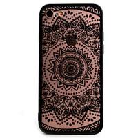 For Apple iPhone 7 7Plus 6S 6Plus 5 SE 5SCase Cover Retro Flower Pattern Openwork Relief Printing Thin PC Material Phone Case