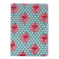 For Card Holder / with Stand / Flip Case Full Body Case Flamingo Hard PU Leather for Apple iPad Air 2 / iPad Air
