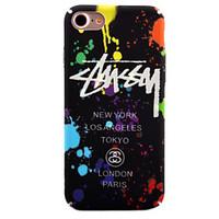 For iPhone 7 7 Plus 6S 6 Plus Case Cover Oil Color Pattern Oil Color Relief Luminous PC Material All-inclusive Phone Case