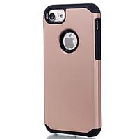 For Apple iPhone 7 Plus 7 Shockproof Case Back Cover Case Solid Color Hard PC 6s Plus 6 Plus 6s 6 5s 5