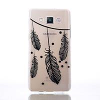 For Samsung Galaxy A510 A5 A310 A3 TPU Material Feather Patterns Relief Phone Case