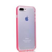 For Shockproof Transparent Case Back Cover Case Solid Color Soft TPU Apple iPhone 7 7 Plus