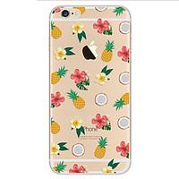 For Apple iPhone 7 7Plus 6S 6Plus Case Cover Pineapple Pattern HD TPU Phone Shell Material Phone Case