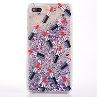 For Apple iPhone 7 7Plus 6S 6Plus Case Cover Lipstick Pattern Star Love Quicksand Flash Powder Phone Case