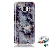 For Samsung Galaxy S7 S6 edge S5 S4 S3 Cover Case Marble Pattern Painting IMD Technology Tpu Material Phone Shell And Dust Plug Combination