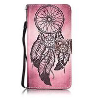 For Huawei P8lite P9 P9Lite Case Cover Wind Chimes Pattern Painting Card Stent PU Leather