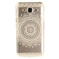 For Samsung Galaxy J5 J5(2016) J3 J3(2016) G530 Case Cover Mandala Flowers Pattern IMD Process Painted TPU Material Phone Case