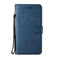 For Card Holder / Wallet / with Stand / Flip / Embossed Case Full Body Case Elephant Hard PU Leather AppleiPhone 7 7 Plus 6s 6 Plus SE 5s 5