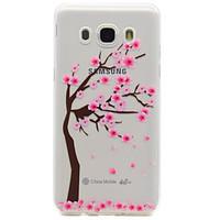 for samsung galaxy j710 j510 j310 cherry tree pattern tpu high purity  ...