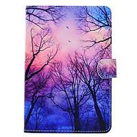 For Apple iPad Mini 4 3 2 1 Case Cover with Stand Pattern Full Body Tree Hard PU Leather