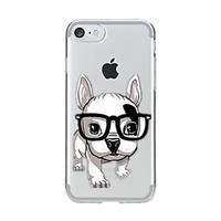 For Transparent Pattern Case Back Cover Case Cartoon Lovely Dog Soft TPU for IPhone 7 7Plus iPhone 6s 6 Plus iPhone 6s 6 iPhone 5s 5 5E 5C 4 4s