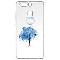 For Huawei P9 Pattern Case Back Cover Case Blue Tree Soft TPU for Huawei P9 / P9 Lite / P8 / P8 Lite