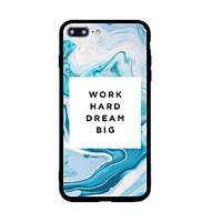 For Pattern Case Back Cover Case Word Phrase Hard Acrylic for iPhone 7 Plus 7 6s Plus 6 Plus 6s 6