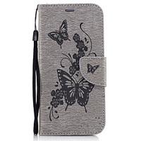 for samsung galaxy a52017 a32017 pu leather material peach butterfly p ...