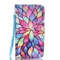 For Samsung A3(2017) A5(2017) Card Holder Wallet with Stand Flip Pattern Case Full Body Case Flower Hard PU Leather