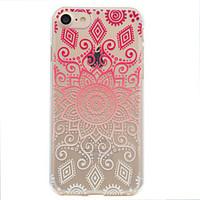 For Sun Lace Printing Pattern Soft TPU Material Phone Case for iPhone 7 Plus 7 6S Plus 6S 6 SE 5