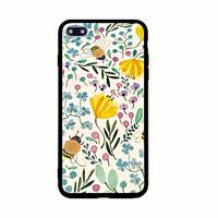 For Pattern Case Back Cover Case Flower Hard Acrylic for iPhone 7 Plus 7 6s Plus 6 Plus 6s 6 5s 5 SE