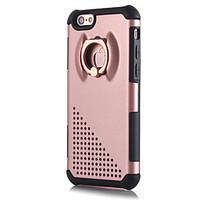 For Apple iPhone 7 Plus 7 Case Cover Ring Holder Back Cover Solid Color Hard PC iPhone 6s Plus 6 Plus 6s 6