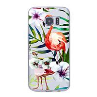 For Ultra-thin Pattern Case Back Cover Case Flower Soft TPU for Samsung Note 5 Note 4