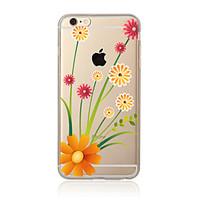 For Pattern Case Back Cover Case Flower Soft TPU for Apple iPhone 7 Plus iPhone 7 iPhone 6s Plus/6 Plus iPhone 6s/6 iPhone SE/5s/5 iPhone