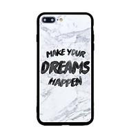 for pattern case back cover case word phrase hard acrylic for iphone 7 ...