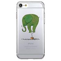 For Case Cover Ultra-thin Transparent Back Cover Case Animal Soft TPU for AppleiPhone 7 Plus iPhone 7 iPhone 6s Plus iPhone 6 Plus iPhone