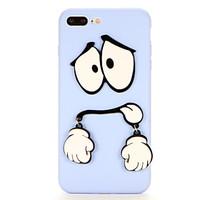 For DIY Case Back Cover Case 3D Funny Cartoon Soft TPU for Apple iPhone 7 Plus iPhone 7 iPhone 6s Plus iPhone 6 Plus iPhone 6s iPhone 6
