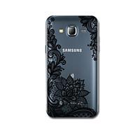 For Ultra-thin Pattern Case Back Cover Case Lace Printing Soft TPU for Samsung J7 (2016) J5 (2016)