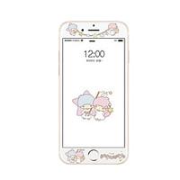 For Apple iPhone 7 Plus 5.5 Inch Tempered Glass Screen Protector with Soft Edge Full Screen Coverage Front Screen Protector Cartoon Pattern