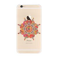 For Transparent Pattern Case Mandala Soft TPU for Apple iPhone 7 Plus iPhone 7 iPhone 6 Plus 6 iPhone 5 SE 5C iphone 4