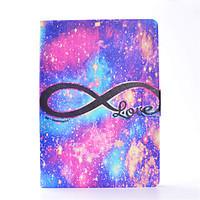 For iPhone iPad Pro 9.7\'\' iPad 2 / 3 / 4 PU Leather Material LOVE Pattern Painted Flat Protective Cover iPad Air 2 Air