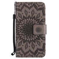 For Motorola Moto G4 Play G4 G2 Z Z Force X Style PU Leather Material Sun Flower Pattern Embossed Phone Case