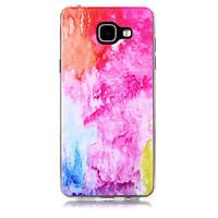 For Samsung Galaxy A3(2017) A5(2017) Case Cover Transparent Pattern Back Cover Color Gradient Soft TPU A7(2017) A7(2016) A5(2016) A3(2016)