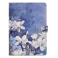 For Apple iPad Air 2 Air Case Cover with Stand Pattern Full Body Flower Hard PU Leather