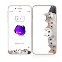 For Apple iPhone 7 Plus 5.5 Tempered Glass with Soft Edge Full Screen Coverage Front and Back Screen Protector Lovely Cat Pattern