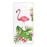 for samsung galaxy a3 2017 a5 2017 case cover flowers flamingo pattern ...