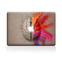 For MacBook Air 11 13/Pro13 15/Pro with Retina13 15/MacBook12 Watercolor Brain Decorative Skin Sticker