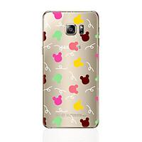 For Samsung Galaxy S7 Edge Transparent / Pattern Case Back Cover Case Cartoon Soft TPU SamsungS7 /s6 edge plus / s6 edge / s6