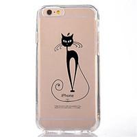 For Transparent Pattern Case Back Cover Case Lovely Cat Soft TPU for IPhone 7 7Plus iPhone 6s 6 Plus iPhone 6s 6 iPhone 5s 5 5E 5C