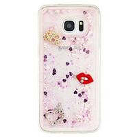 For Samsung S7 edge S7 DIY Rhinestone Case Back Cover Case Sexy Lady Soft TPU for S6 edge S6 S5