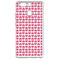 For Huawei P9 Pattern Case Back Cover Case Pink Peach Heart Soft TPU for Huawei P9 / P9 Lite / P8 / P8 Lite