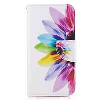 For Samsung Galaxy A3(2016) A5(2017) Case Cover Flower Pattern PU Material Painted Mobile Phone Case A3(2017) A5(2016)