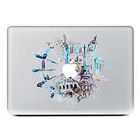 For MacBook Air 11 13/Pro13 15/Pro With Retina13 15/MacBook12 Watercolor City Decorative Skin Sticker