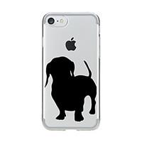 For Transparent Pattern Case Back Cover Case Cartoon Lovely Dog Soft TPU for IPhone 7 7Plus iPhone 6s 6 Plus iPhone 6s 6 iPhone 5s 5 5E 5C 4 4s