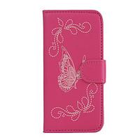 For Huawei P9 Lite Y5 II Y6 II Card Holder Wallet with Stand Flip Embossed Case Full Body Case Butterfly Hard PU Leather for Huawei Honor 8 5c V8 5A